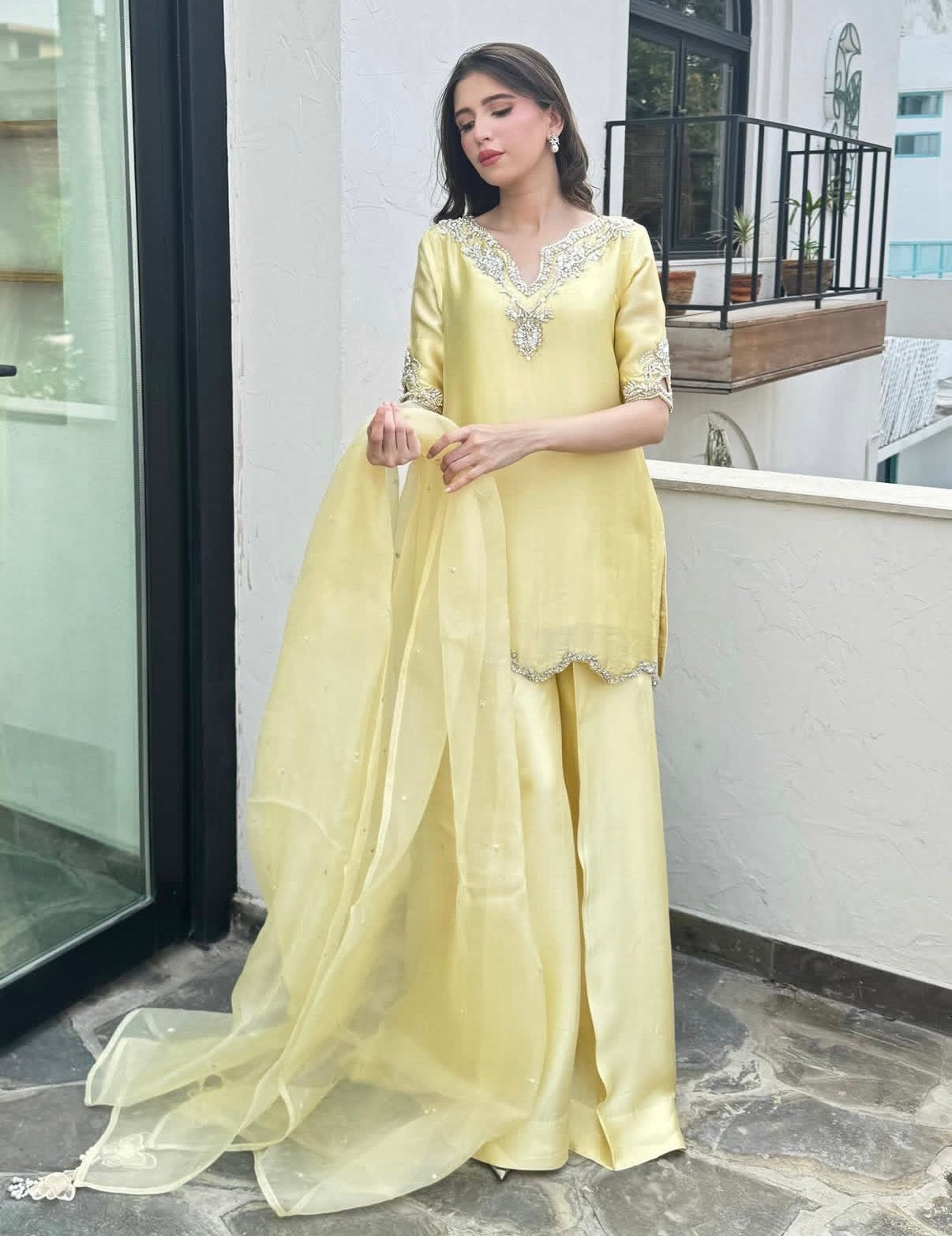 Luxury Butter yellow dress | PRE-ORDER | DELIVERY TIME: 4 WEEKS