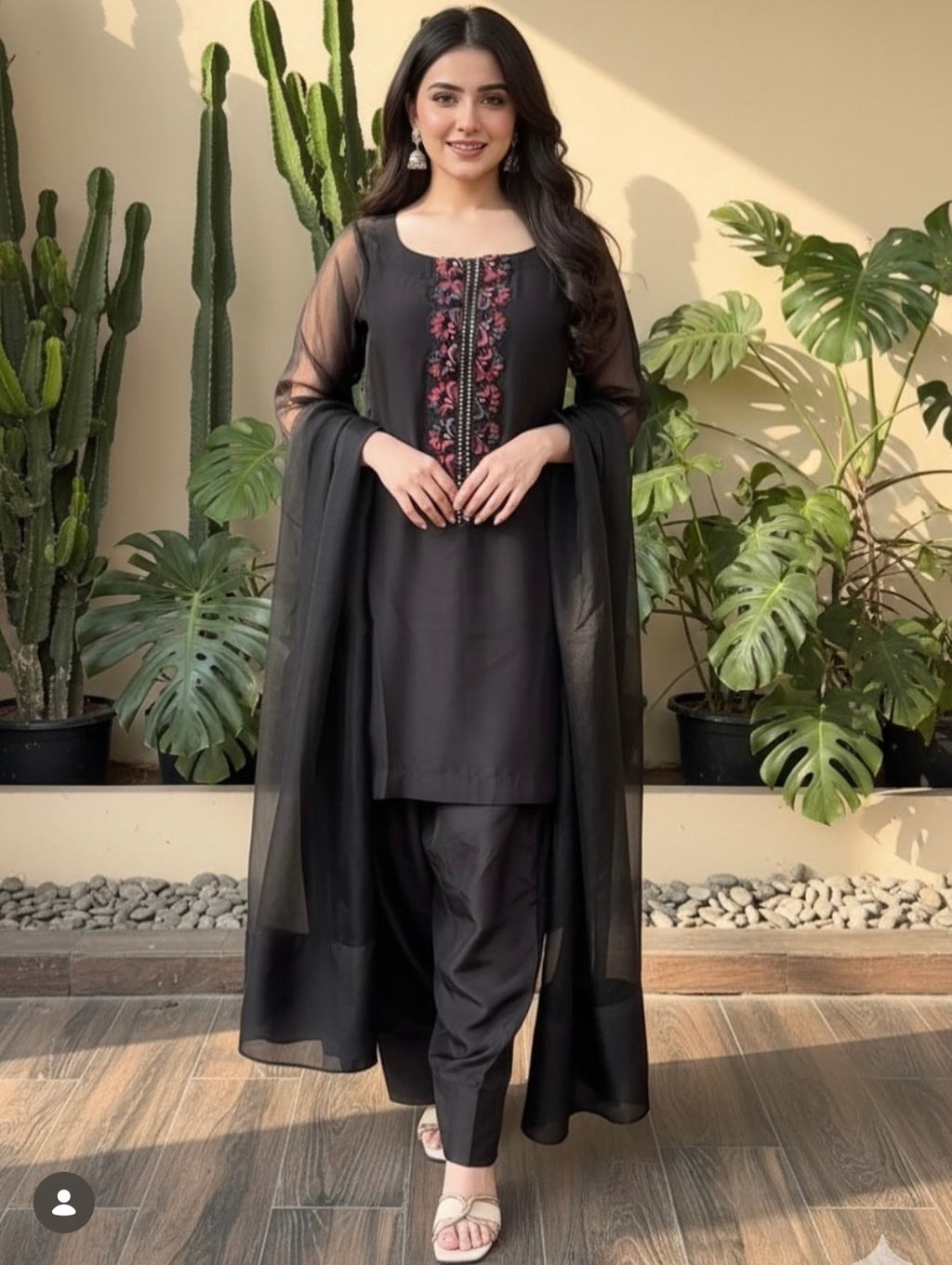 Black farshi shalwar suit| READY TO DISPATCH