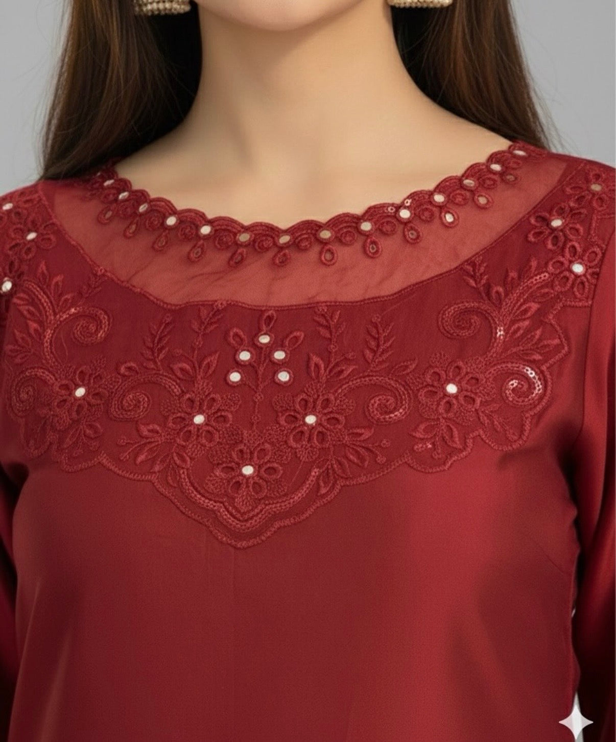 Ruby Red farshi shalwar suit| READY TO DISPATCH