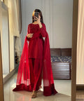 Ruby Red farshi shalwar suit| READY TO DISPATCH
