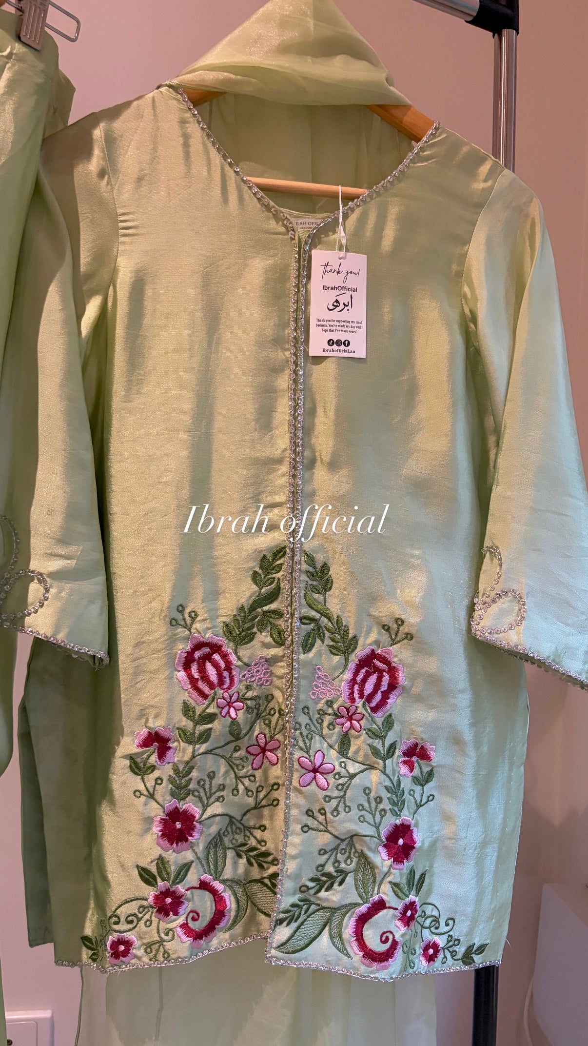 Sage Flora 3-piece suit | Ready To Dispatch