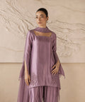 Royal Lavender Farshi Shalwar Suit