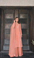 Peach Velvet Elegance 3-Piece Suit