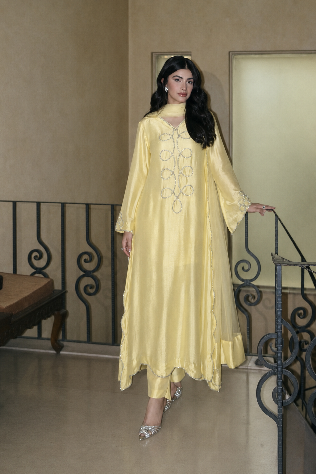 Butter Bloom Kaftan Set