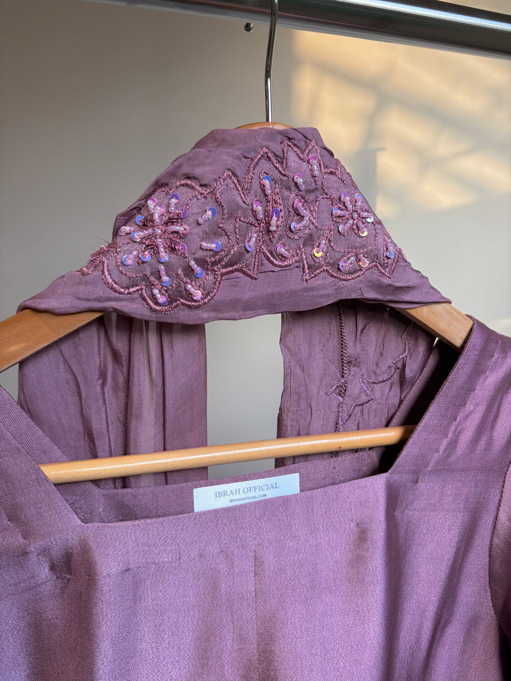 Royal Lavender Farshi Shalwar Suit