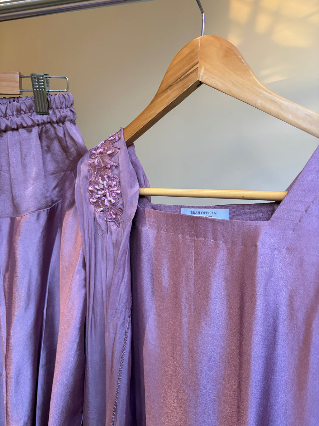 Royal Lavender Farshi Shalwar Suit