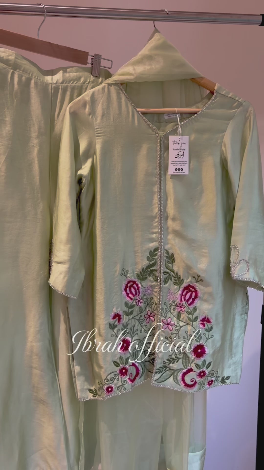 Sage Flora 3-piece suit | Ready To Dispatch