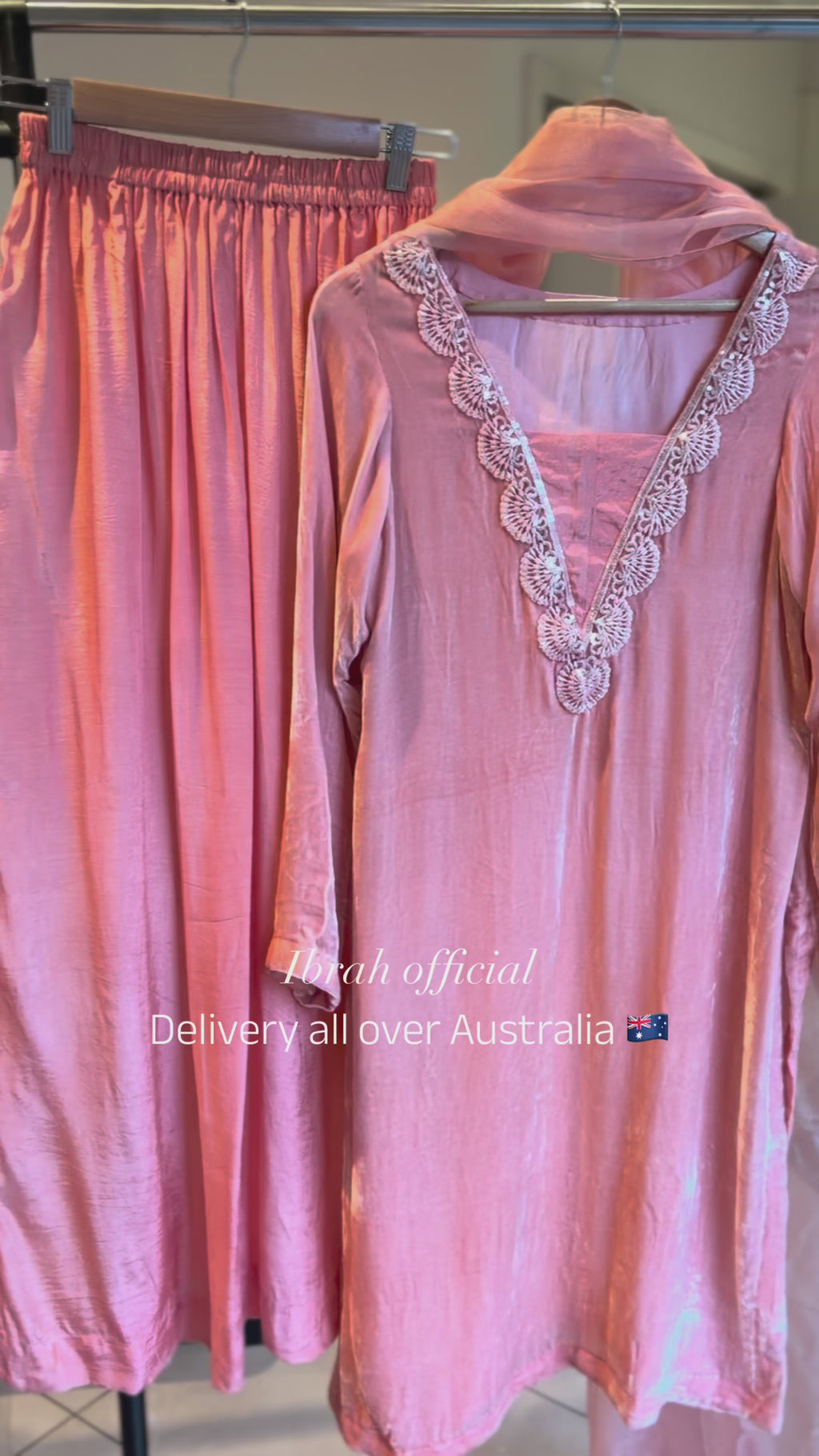 Peach Velvet Elegance 3-Piece Suit